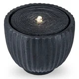 Costway 17.5” Outdoor Round Sphere Water Fountain with LED Lights & Pump for Garden Patio | Walmart (US)