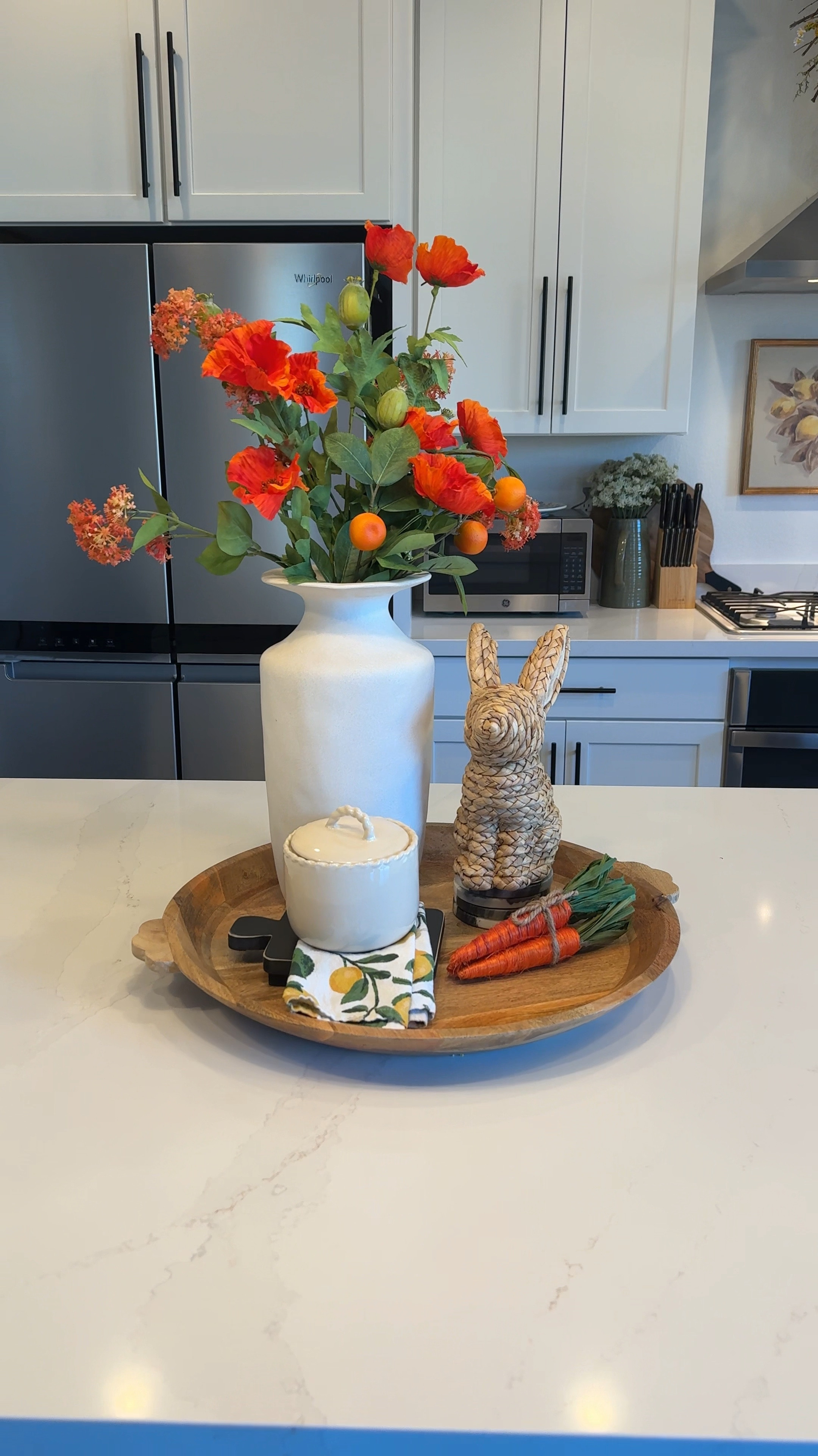 Easter Kitchen Island Centerpiece 🐰 🥕 #easterdecor

#LTKHome #LTKSeasonal