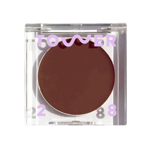 Tower 28 Sculptino Cream Contour - Foolproof Cream Bronzer Contour - Natural Face Sculpting Matte Bronzer Balm - Vegan, Everyday Face Makeup for Sensitive Skin - Deep Neutral (0.16 oz) | Amazon (US)