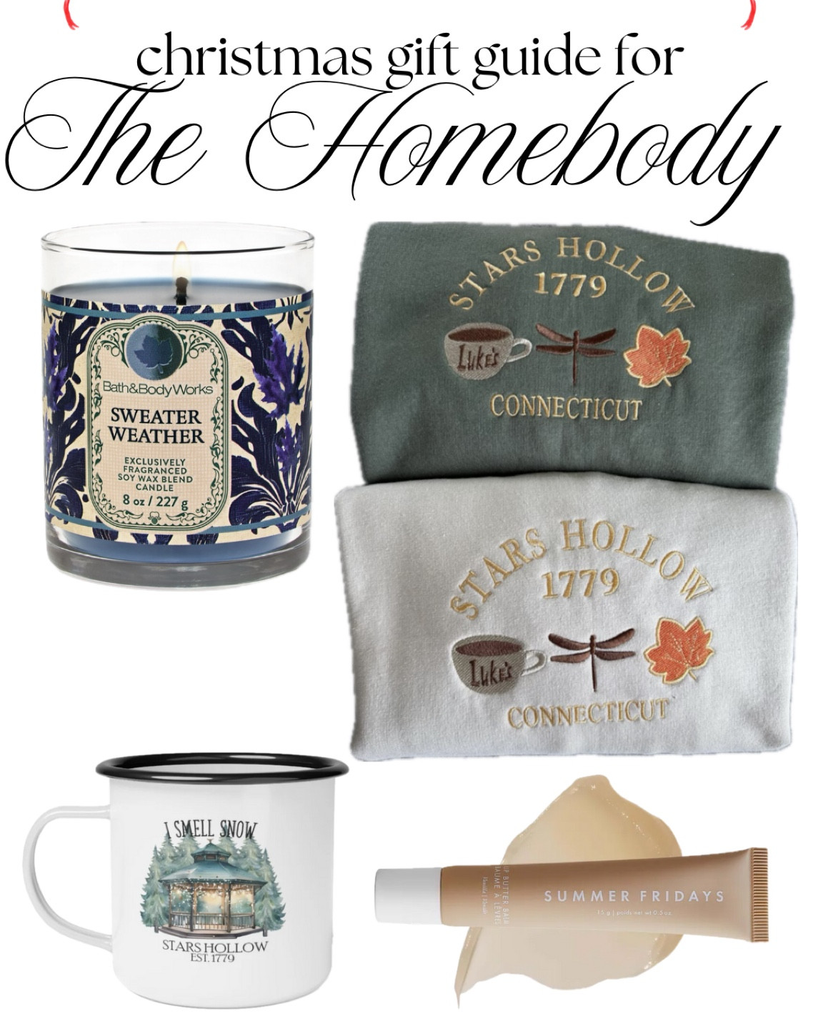 christmas gift guide for the homebody 🎁 loungewear, pajamas, socks, candles, cups, mugs, tumblers, blush, lip gloss, lip balm, lip treatment, makeup, gifts for girls

#LTKBeauty #LTKStyleTip #LTKSeasonal