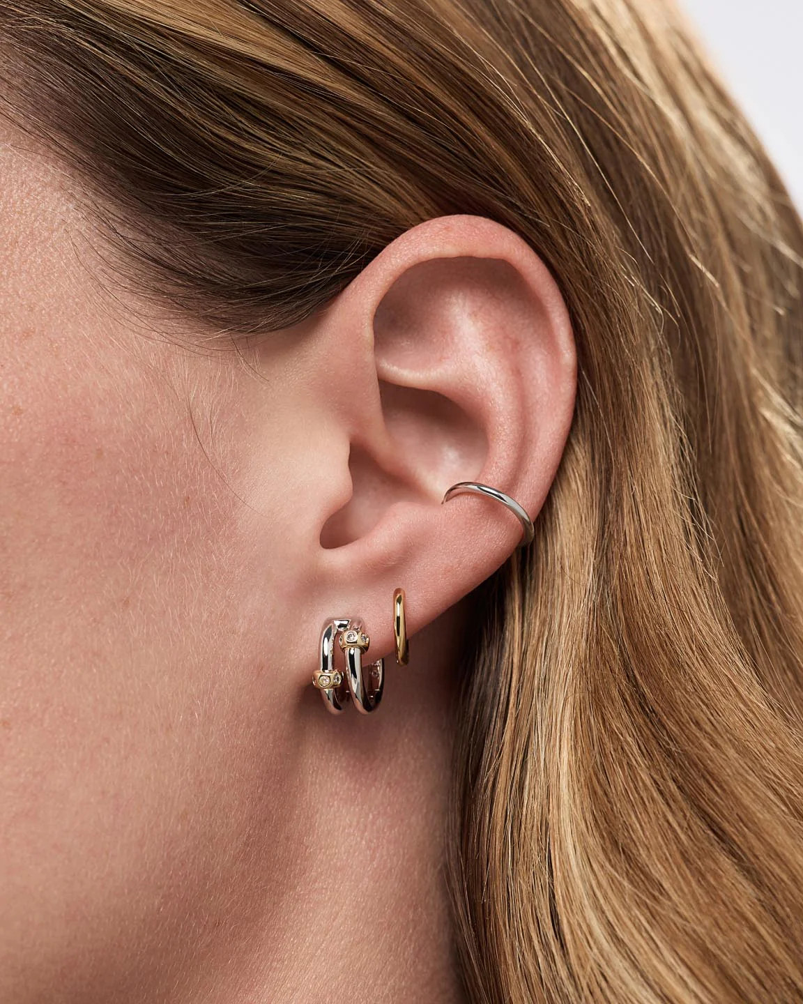 Silver Earrings - Cyrus Double | Ana Luisa