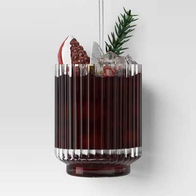 Christmas Glass Mulled Wine Cocktail Ornament - Wondershop™ | Target