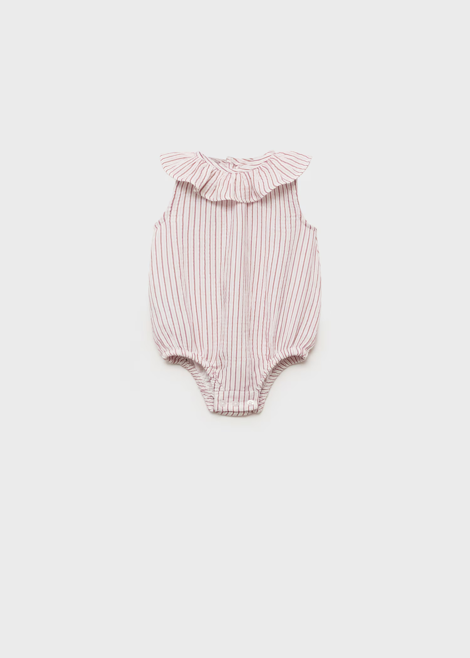 Striped cotton one-piece suit - Kids | MANGO USA | Mango (US/MX/AU)