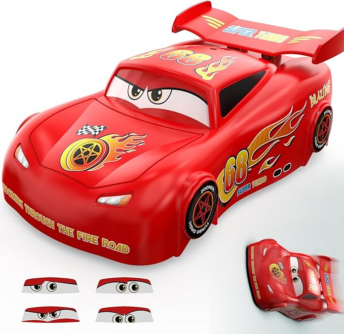 Wall Climbing RC Car Toy with Expression Stickers, 360° Rotating Remote Control Stunt Car, Recha... | Amazon (US)