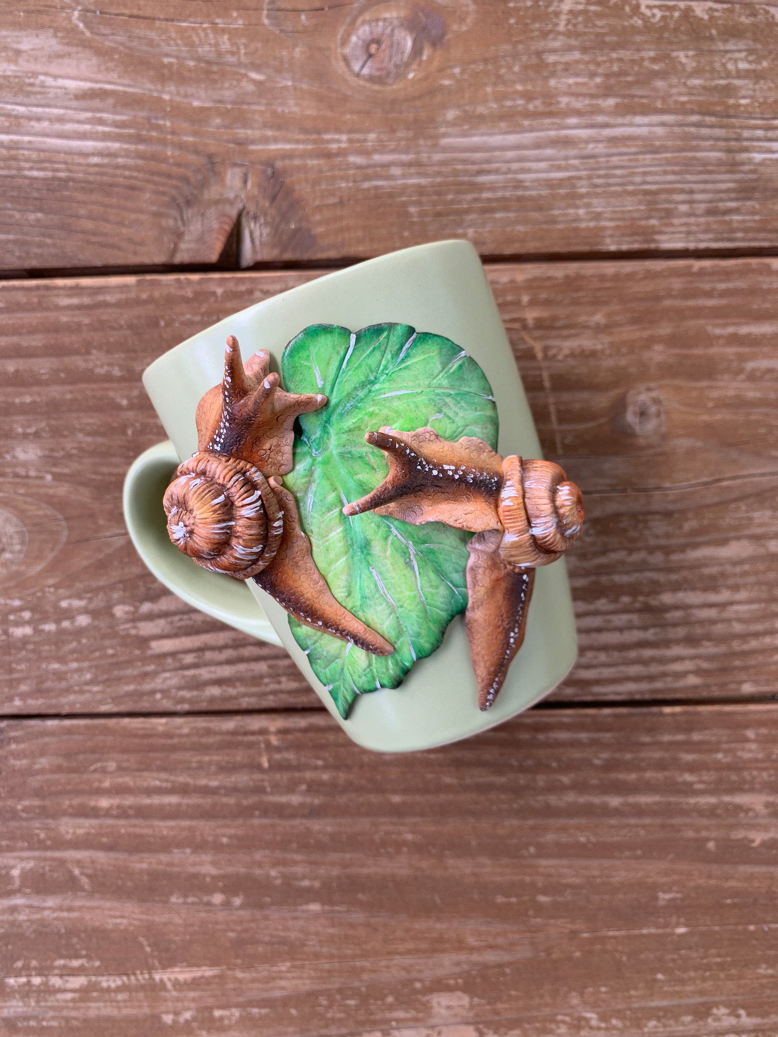 Snail Coffee Cup, Snails Mug, Realistic Snail, Polymer Snails - Etsy | Etsy (US)