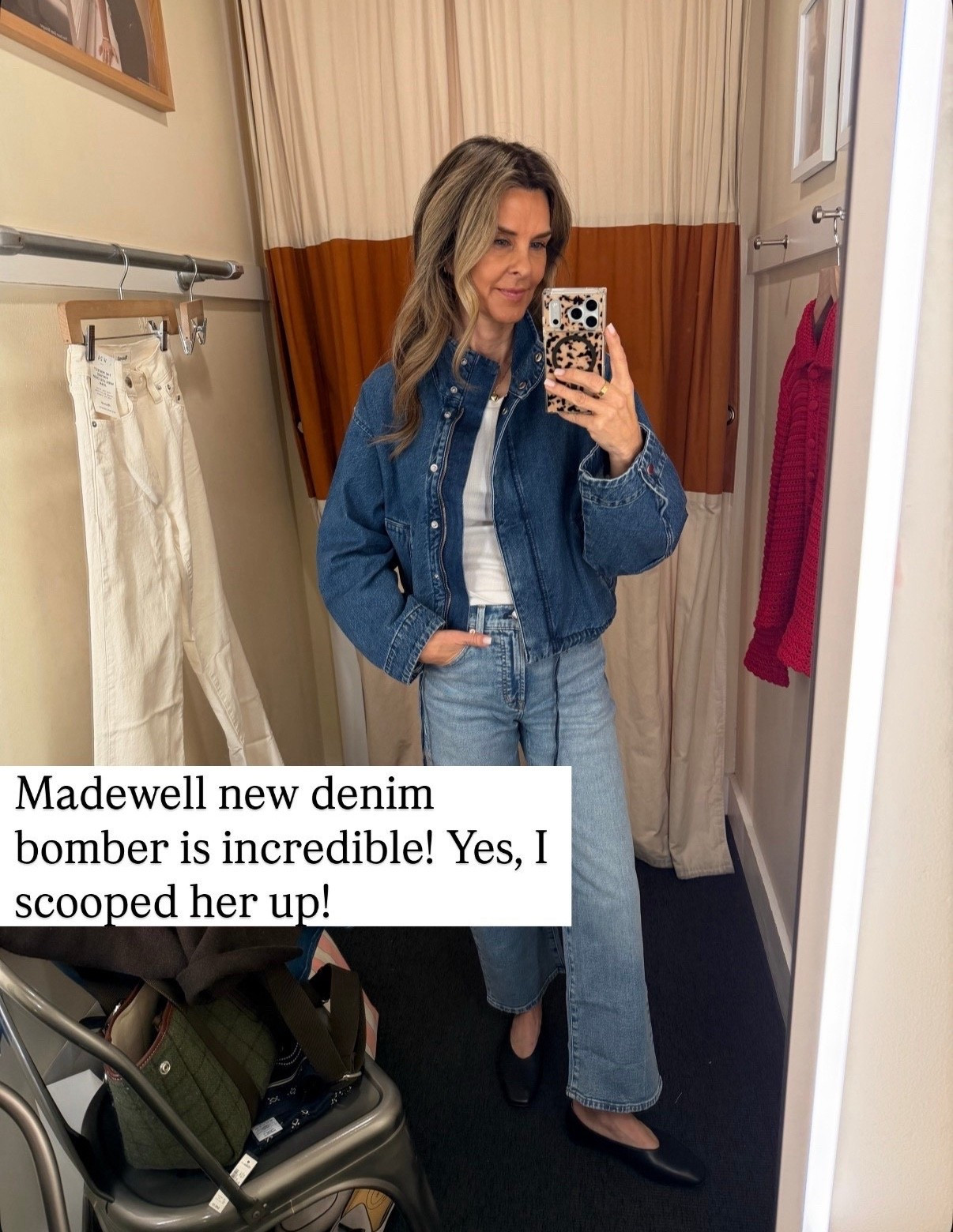 -Madewell denim bomber is fabulous. I oversized to M 
-Mother petite jeans. I’m 5’6”
-Madewell flats TTS 


#LTKdayinmylife #LTKOver40 #LTKootd