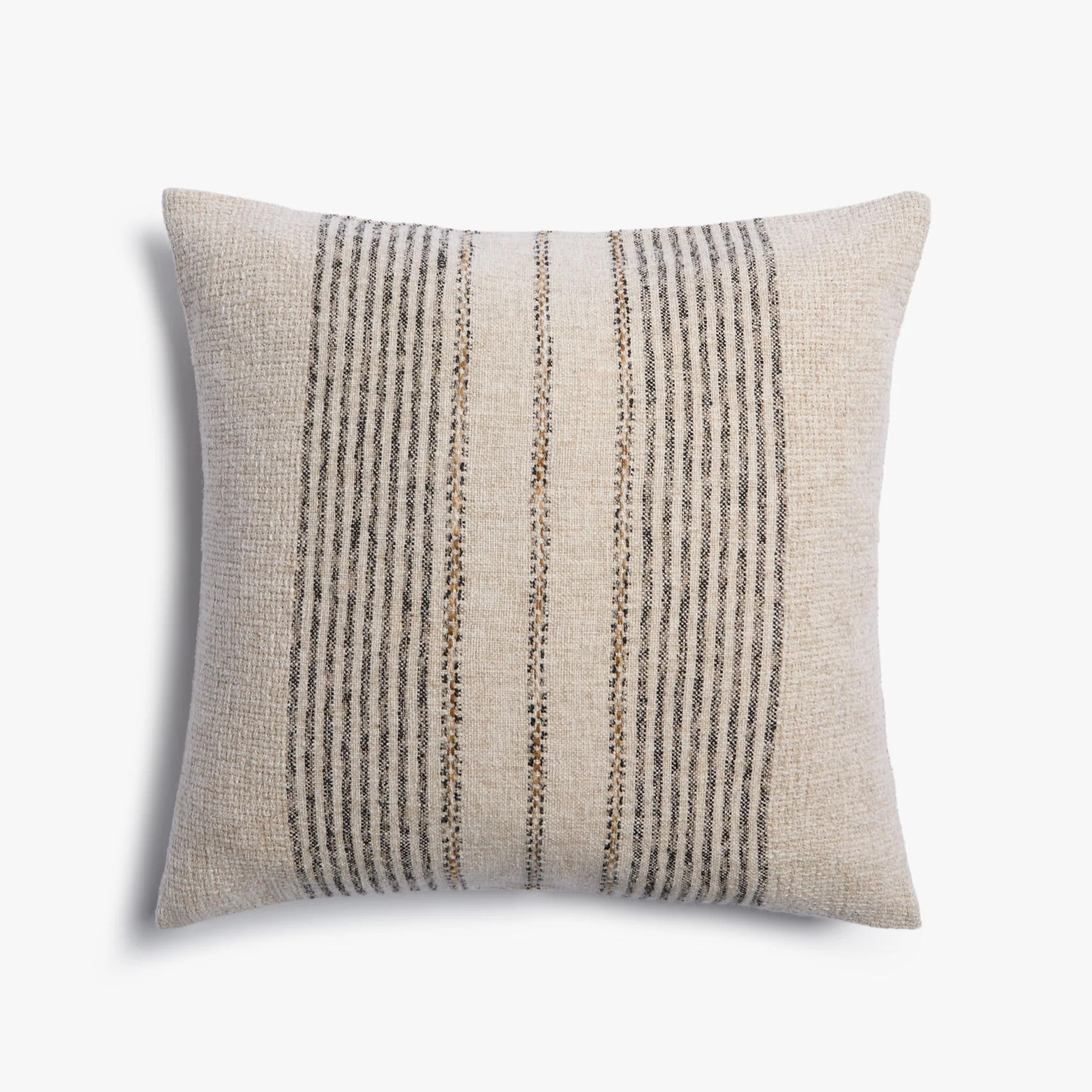 Taos Stripe Pillow Cover (Natural with Soft Black) | Parachute