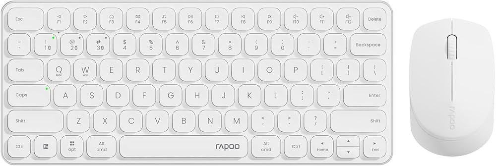 RAPOO Keyboard and Mouse Wireless - 9010M Multi-Device Wireless Keyboard Mouse Combo, 2.4GHz/Blue... | Amazon (CA)