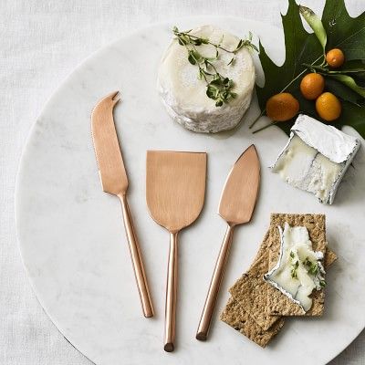 Copper Cheese Knives, Set of 3 | Williams-Sonoma