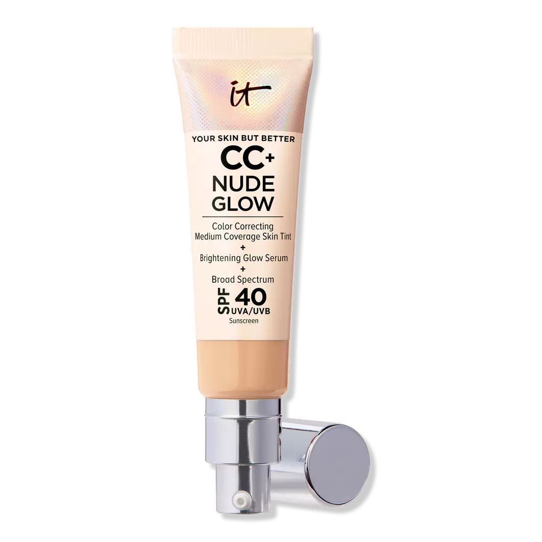 CC+ Nude Glow Lightweight Foundation + Glow Serum with SPF 40 | Ulta