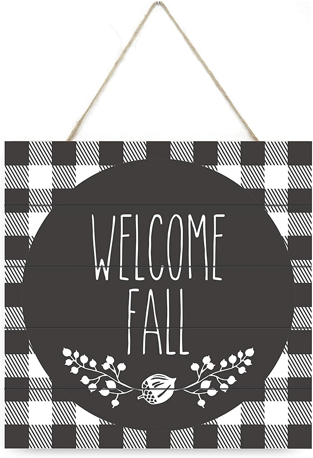 Welcome Fall Wooden Plank Sign 7.5x7.5 - Walmart.com | Walmart (US)