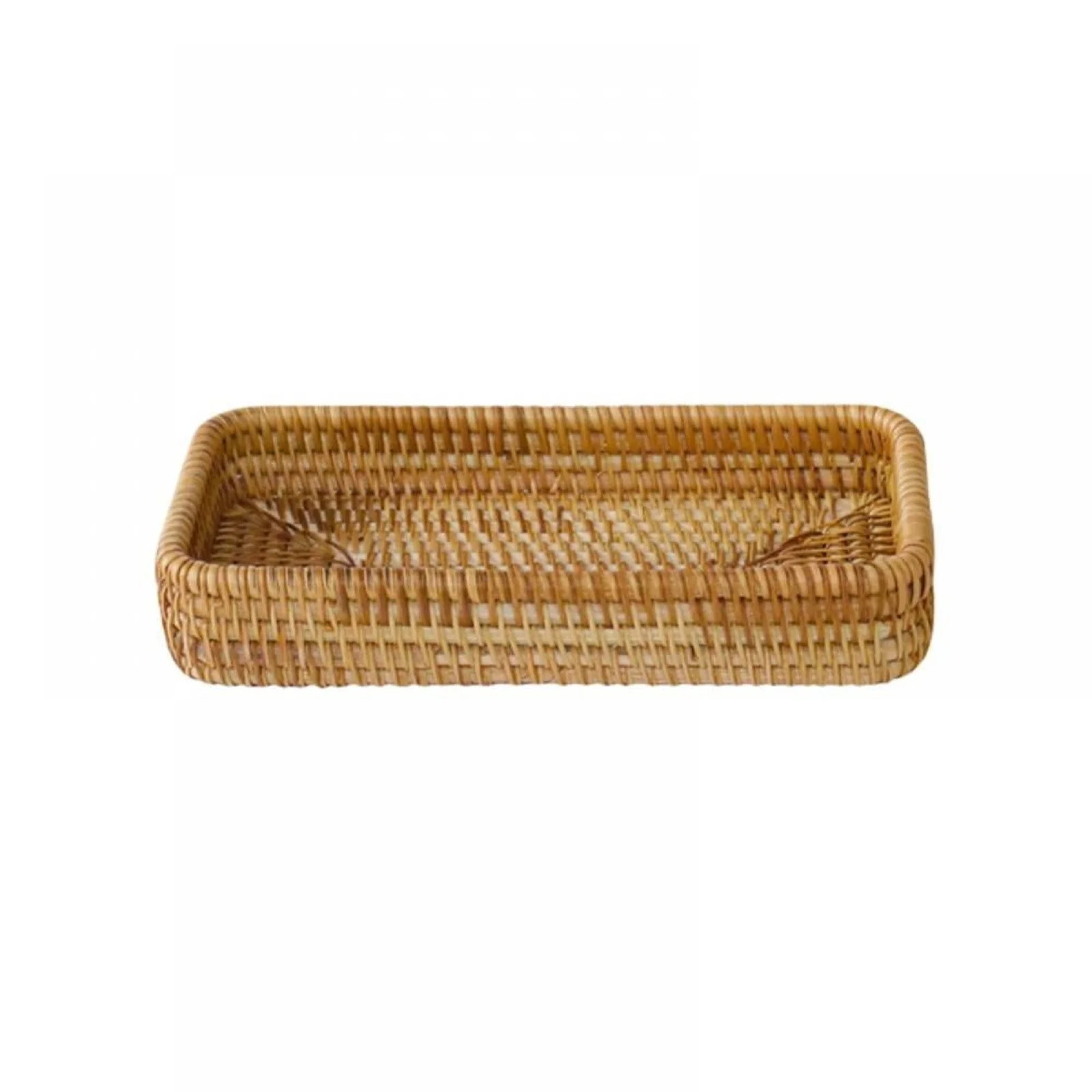Rattan Serving Tray,Rectangle Basket,Wicker Storage and Organizing Baskets,Wicker Serving Tray,Wo... | Walmart (US)
