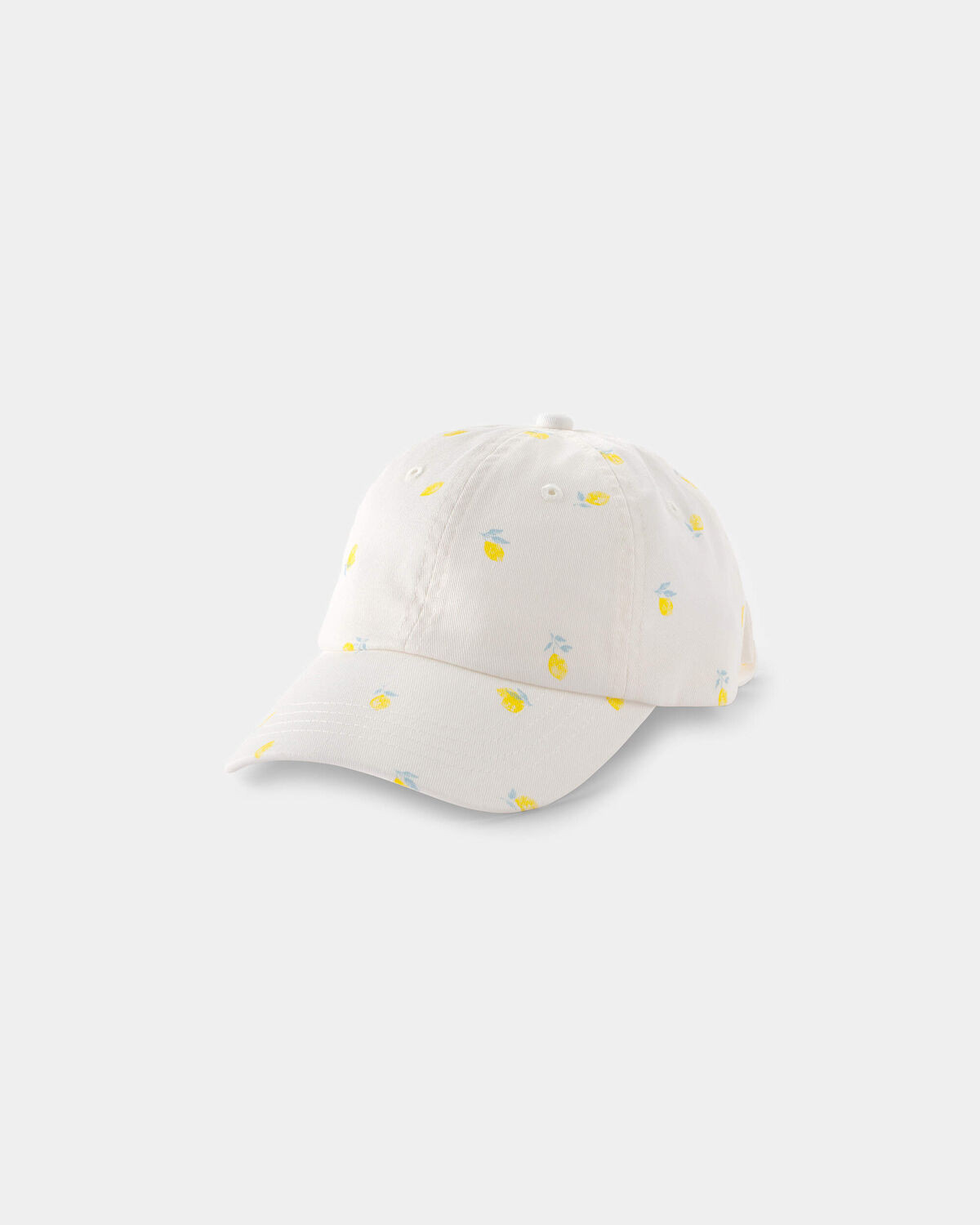 Toddler Girl Lemon Baseball Hat - White | Carter's | Carter's Inc