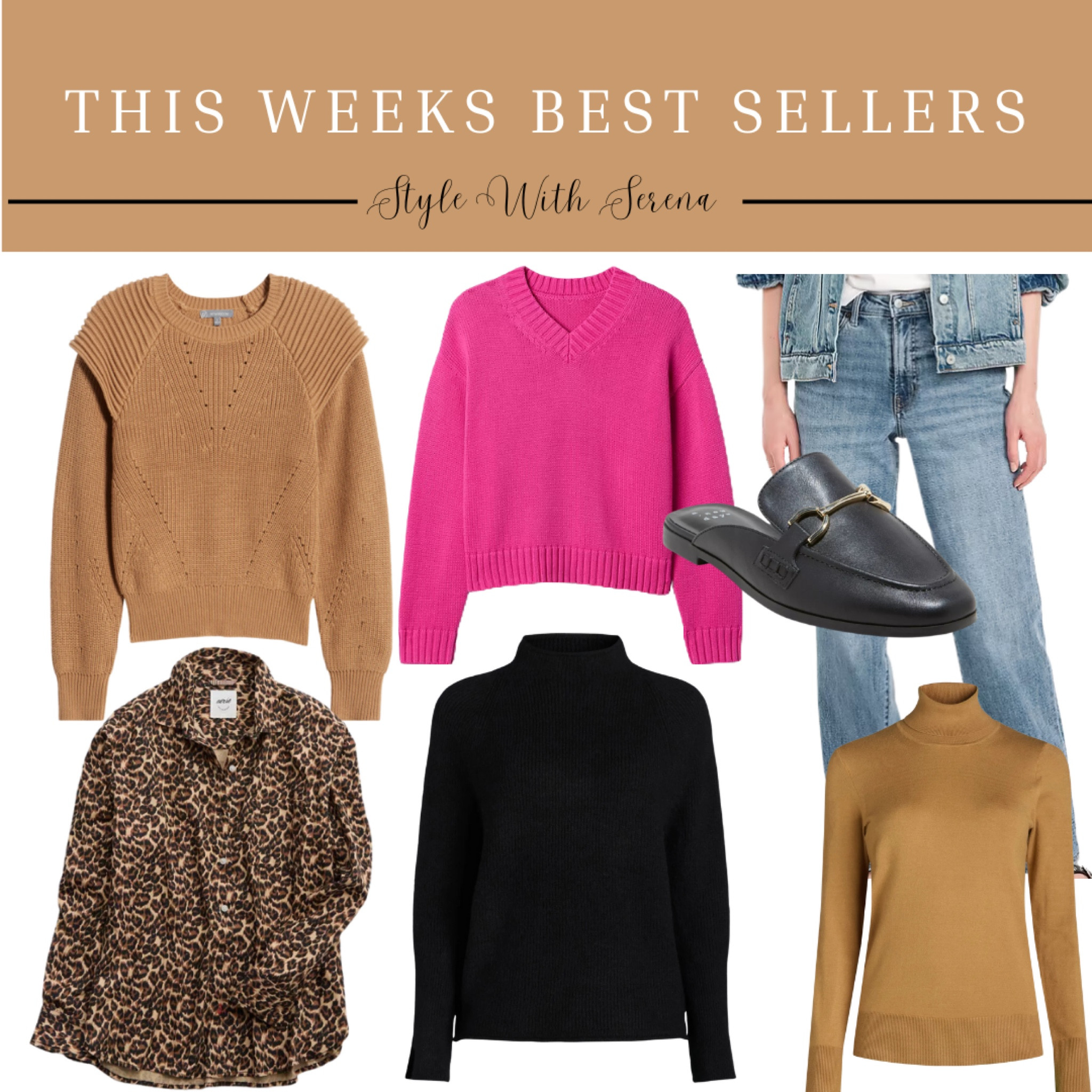 This weeks best sellers, best sellers, target fashion, Walmart fashion, sweaters, jeans, denim, mules, leopard 

#LTKStyleTip #LTKOver40 #LTKSeasonal