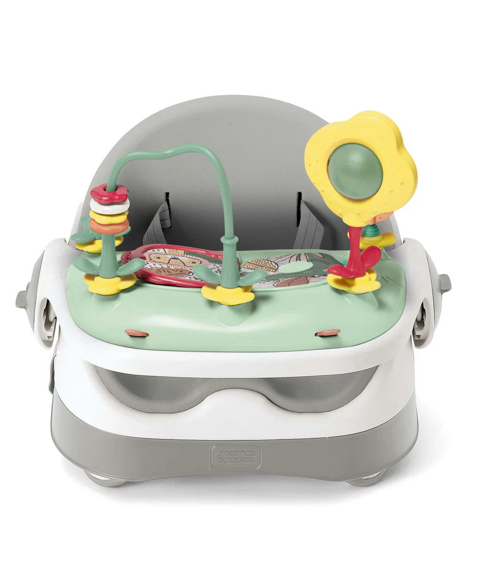 Bud 2-in-1 Booster Seat with Activity Tray - Pebble Grey | Mamas & Papas