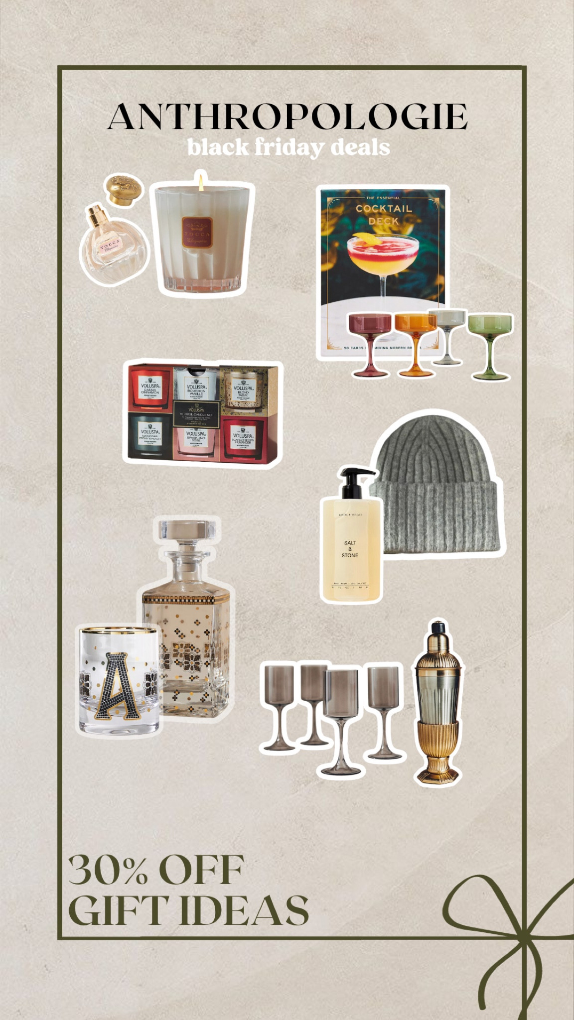 30% off gift ideas at Anthro!



#LTKGiftGuide #LTKSeasonal #LTKCyberWeek