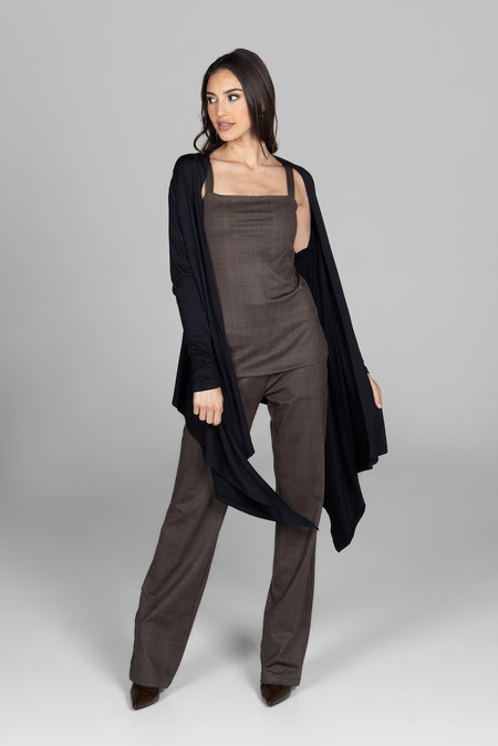 INFINITY WRAP CARDIGAN: BLACK | KIRAGRACE