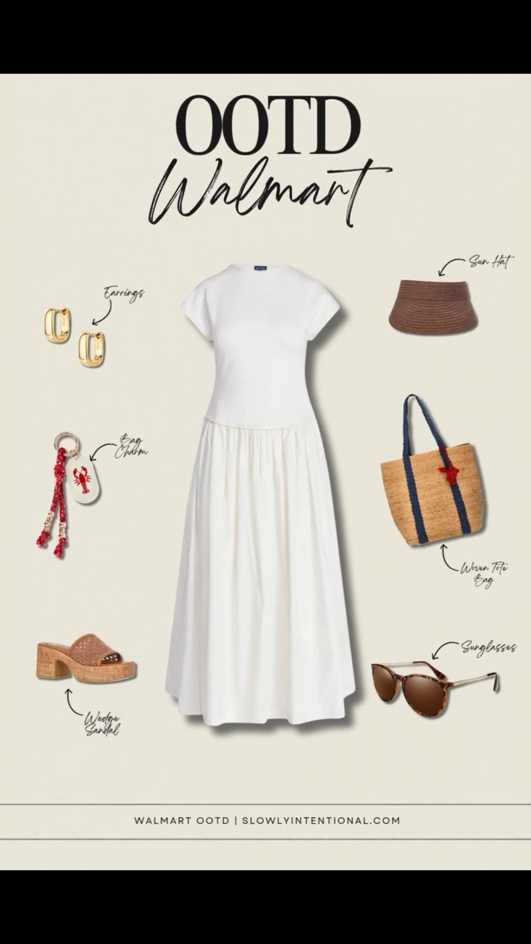 This outfit is the ultimate upscale casual aesthetic find for summer! These wedge sandals and the woven tote bag give such a high-end coastal grandmother look without breaking the bank. I seriously can't believe this entire vacation outfit is from Walmart—it's the perfect designer lookalike for your next trip! #WalmartFashion, #CoastalGrandmother, #SummerResortWear, #VacationOutfitIdeas, #WhiteMaxiDress, #BudgetStyle, #LTKunder50, #DesignerLookAlike #cruisewear

#LTKmomlife #LTKOver40 #LTKTravel