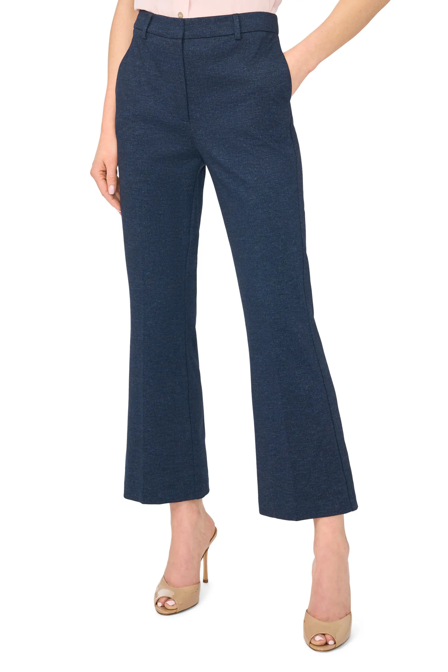 Tailored High Waist Crop Flare Leg Pants (Women) | Nordstrom | Nordstrom