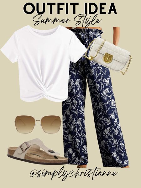 Summer outfit, amazon finds, summer pants, sandals, casual outfit 

#LTKShoeCrush #LTKItBag #LTKStyleTip