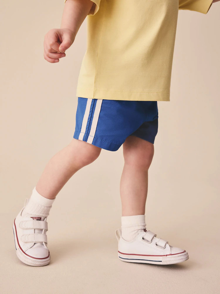 Blue Side Stripe Pull On Shorts (3mths-7yrs) | Next US
