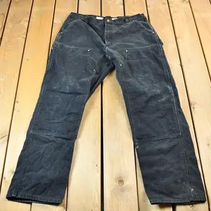 Vintage 1990s Double Knee Carhartt Work Pants Size 36 X 32 / Made in USA / 90s Carpenter Pants / ... | Etsy (US)
