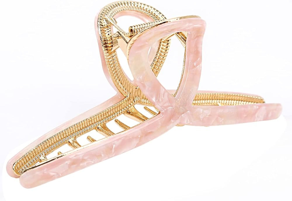 Big Hair Claw Clips Butterfly Barrettes Claw Clips for Women Lattice Design Acetate Claw Clips Me... | Amazon (US)