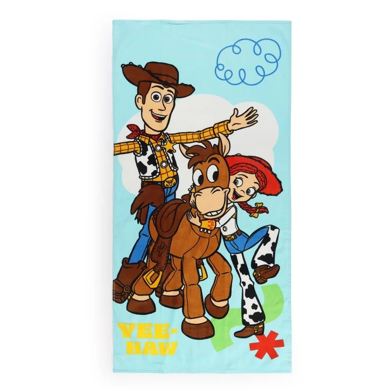 Toy Story Kindness Club Kids Beach Towel, Cotton, Mulitcolor, Disney, 28" x 58" | Walmart (US)