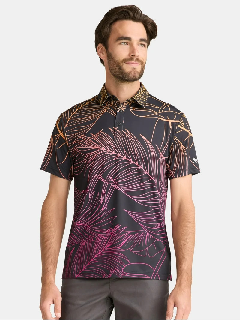 Birdie Bound Novelty Print Polo Golf Shirt; Men's & Big Men's Sizes S-5XL | Walmart (US)