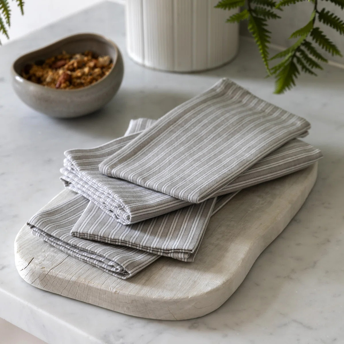 Semiko Cotton Blend Striped Napkin | Wayfair UK