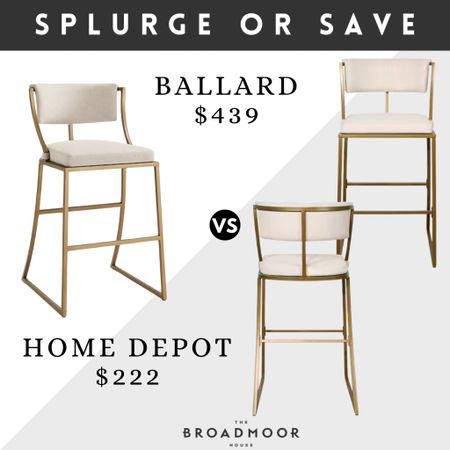 This is such a popular style of barstool! I’ve never seen a look for less version of this one! Such a great price!

Counter stool, barstool, gold, furniture, dining furniture, kitchen, furniture, look for less, home decor, neutral, decor, white furniture, black furniture, gold, decor, glam, luxury 

#LTKStyleTip #LTKSaleAlert #LTKHome