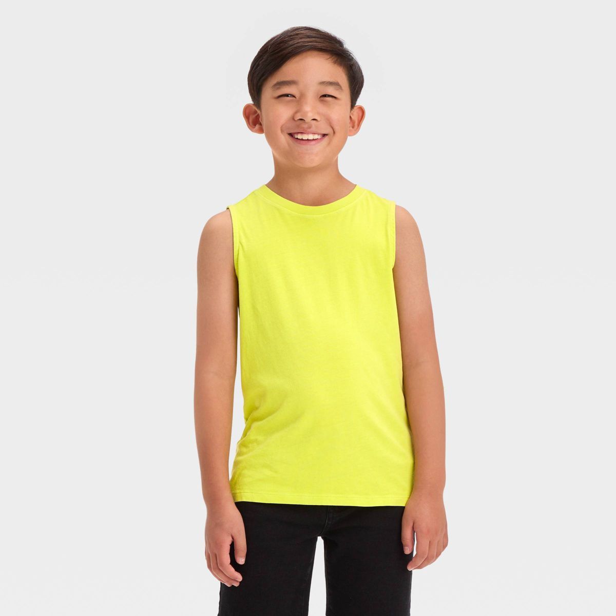 Boys' Washed Muscle Tank Top - Cat & Jack™ | Target