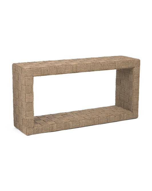 60x29 Seagrass Neyla Console Table | TJ Maxx