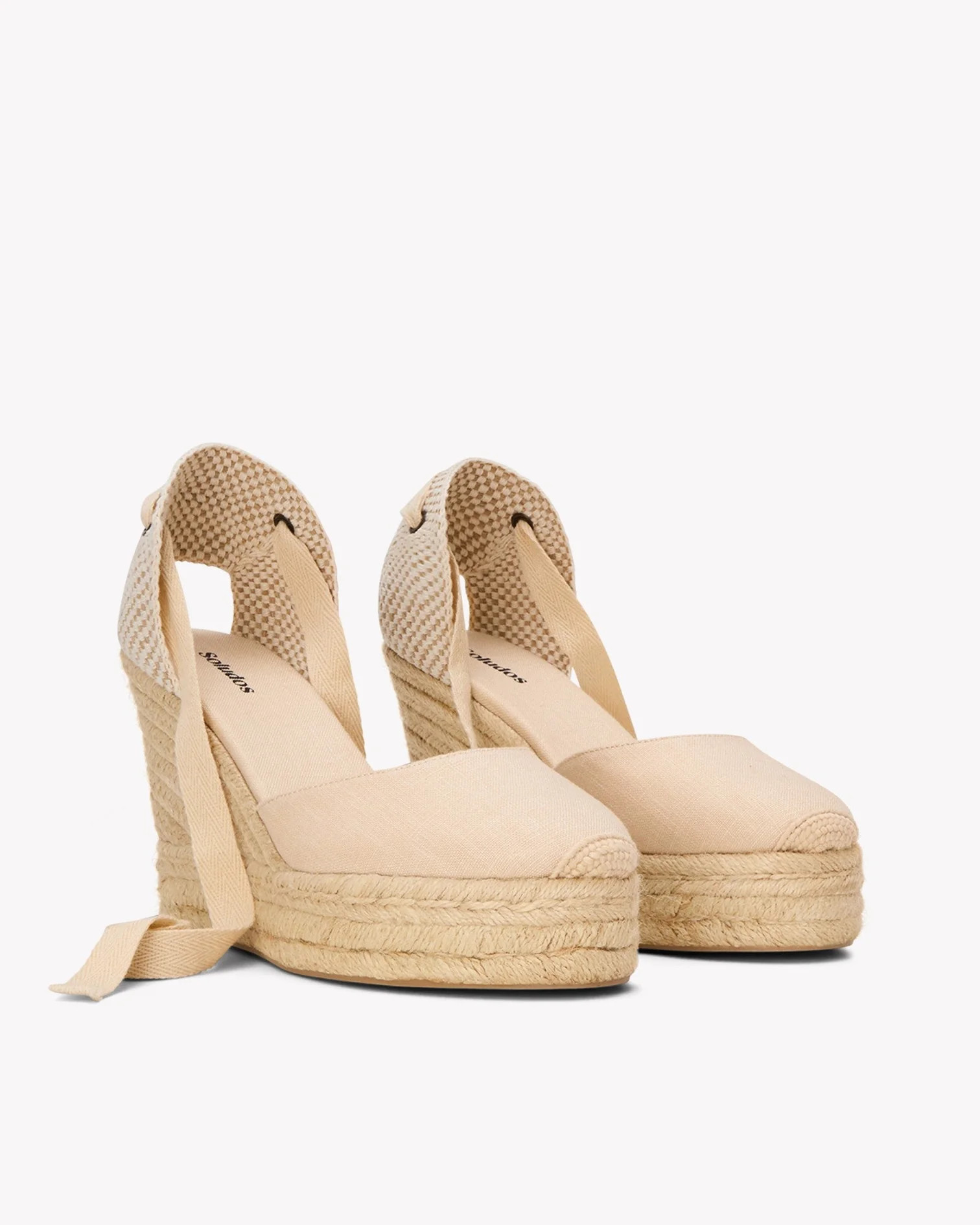 Women's Marseille Platform Wedge Espadrille | Linen Color | La Concha | Soludos