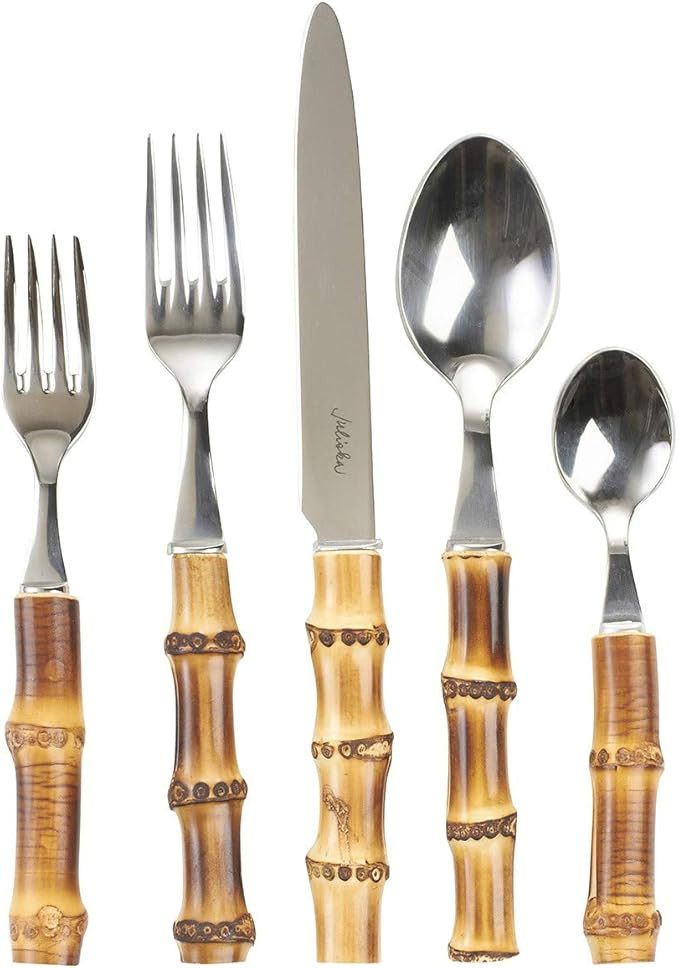 Juliska Bamboo 5pc Place Setting - Natural | Amazon (US)