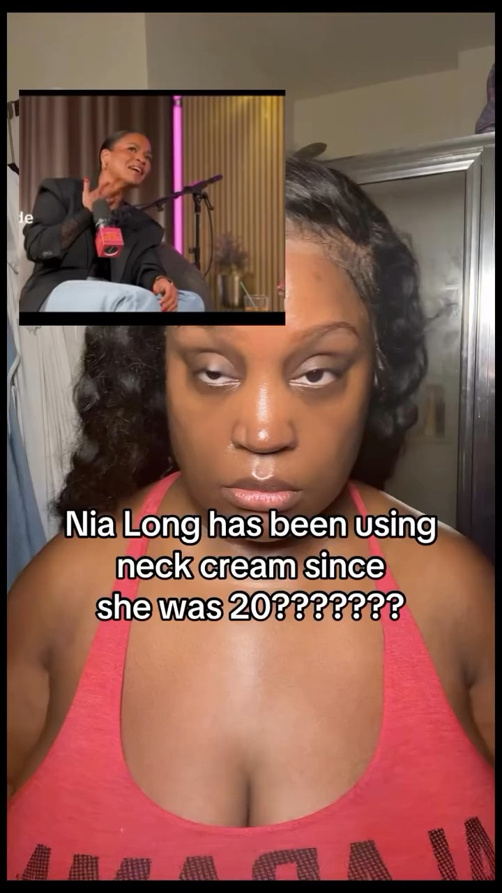 Nia Long is 55???!!! ADD TO CART IMMEDIATELY!!!!! #esteelauder #neckcream #nialong #skincareover40 @esteelauder