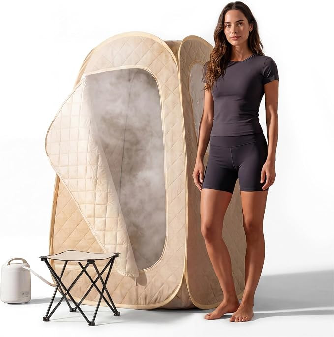 Homedics Portable Sauna – Collapsible Personal Steam Sauna for Stress Relief & Muscle Relaxatio... | Amazon (US)