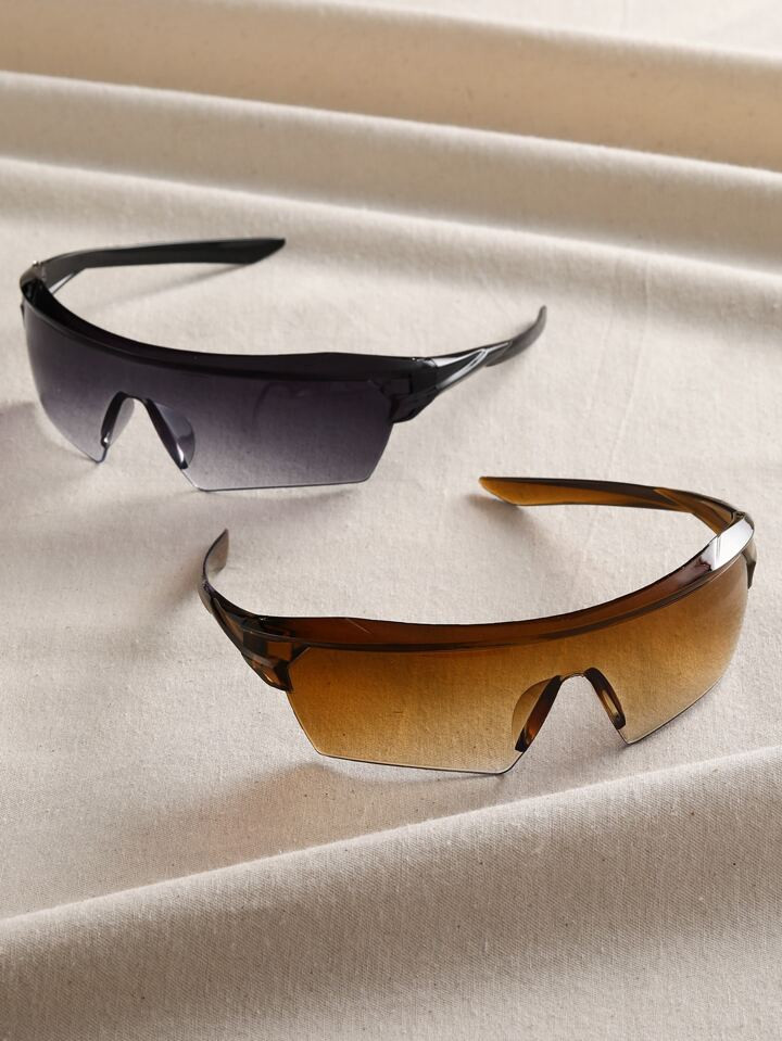 2pairs Women Ombre Lens Fashion Glasses Street | SHEIN