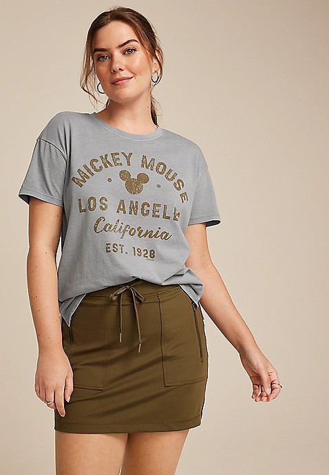 Mickey Mouse Relaxed Fit Graphic Tee | Maurices