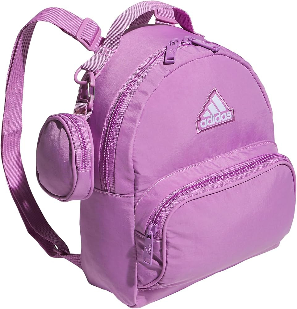 adidas Must Have Mini Backpack, Small Festivals and Travel, Preloved Purple, One Size | Amazon (US)