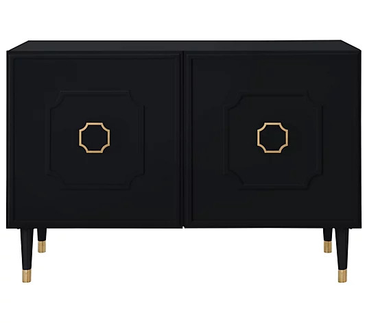 2 Door Sideboard/Buffet Stainless Steel Handleand Leg Tip | QVC