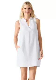 Tommy Bahama Women's Sleeveless Two Palms Linen Double Ruffle Dress | Belk