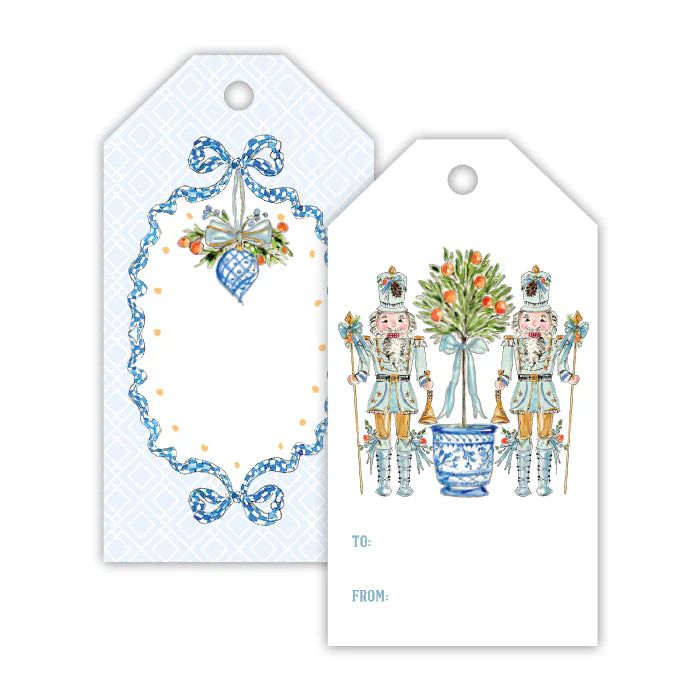 Christmas Citrus Nutcracker Gift Tags | Rosanne Beck Collections