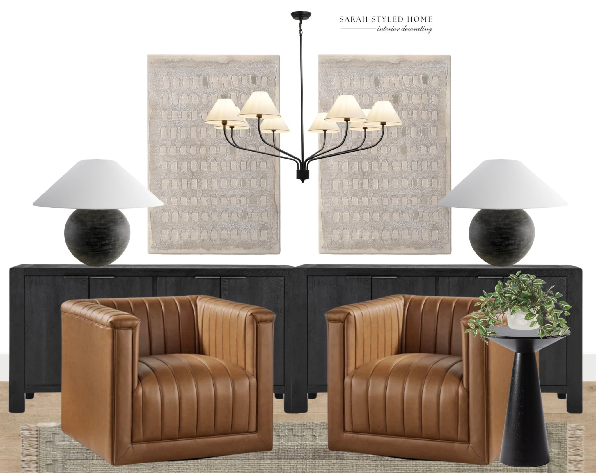 A office moment for a client! The black sideboards provide the best storage and the swivel leather chairs are extra comfy! Linking my favorite artwork from @wayfair down below! 


#office #officedecor #leatherchairs #ad #wayfair #wayfairpartner

#LTKHome