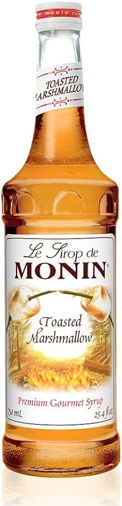 Monin - Toasted Marshmallow Syrup, Flavor of Campfire Treats, Natural Flavors, Great for Mochas, ... | Amazon (US)