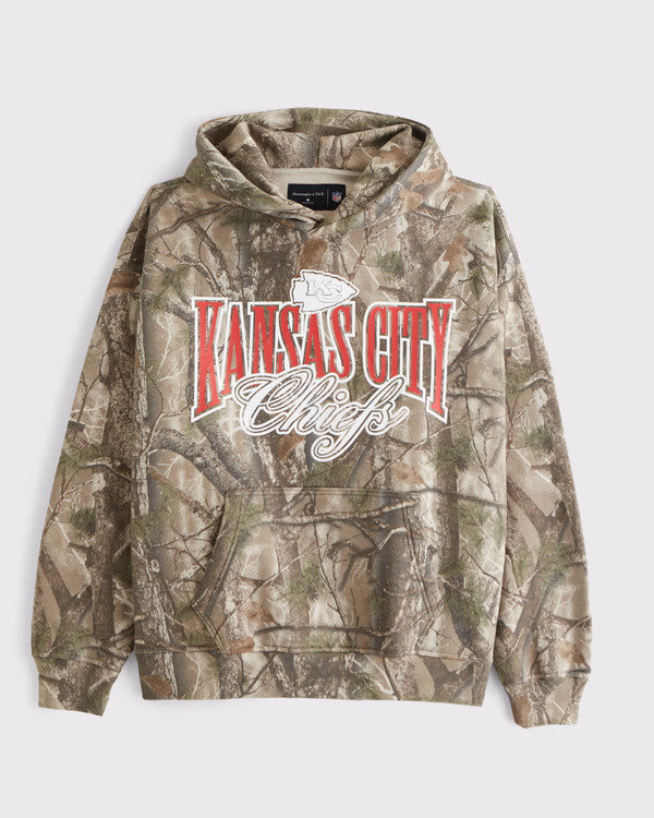 Kansas City Chiefs Graphic Popover Hoodie | Abercrombie & Fitch (US)