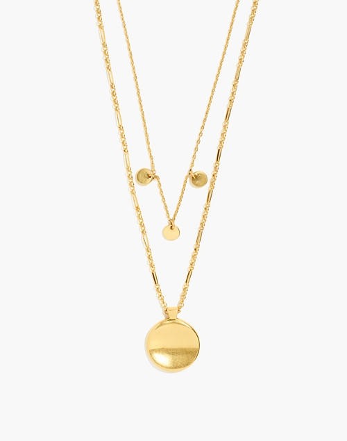 Nostalgia Coin Necklace Set | Madewell