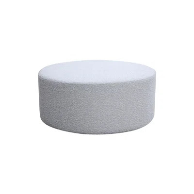 Round Coffee Table – Boucle Upholstered Design, Multifunctional As Side Table, Ottoman, Or Seat For Living Room, Bedroom, Office | Wayfair North America