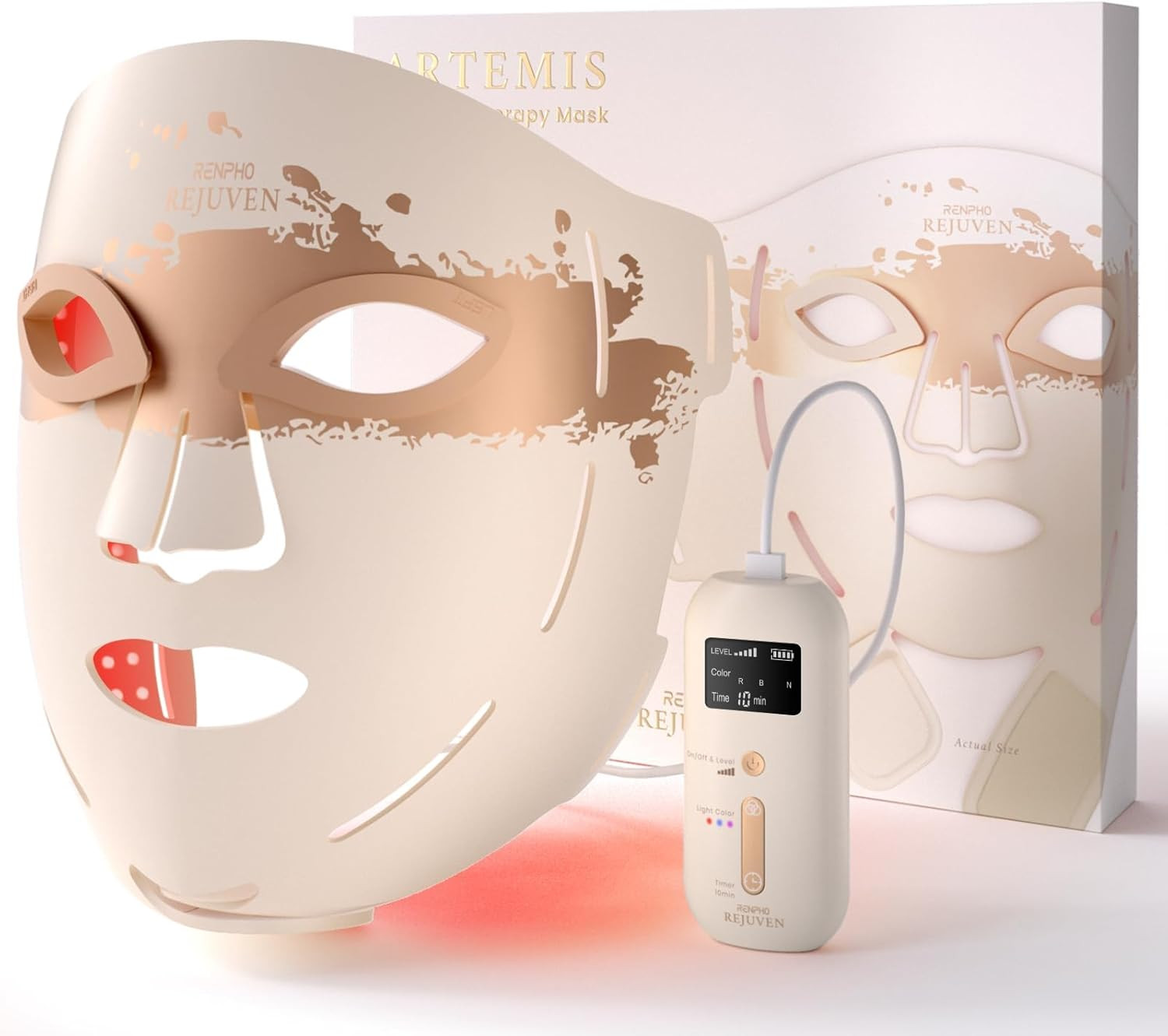RENPHO Red Light Therapy Mask for Face 2026, Anniversary Christmas Gifts for Women Mom Wife, 324 ... | Amazon (US)