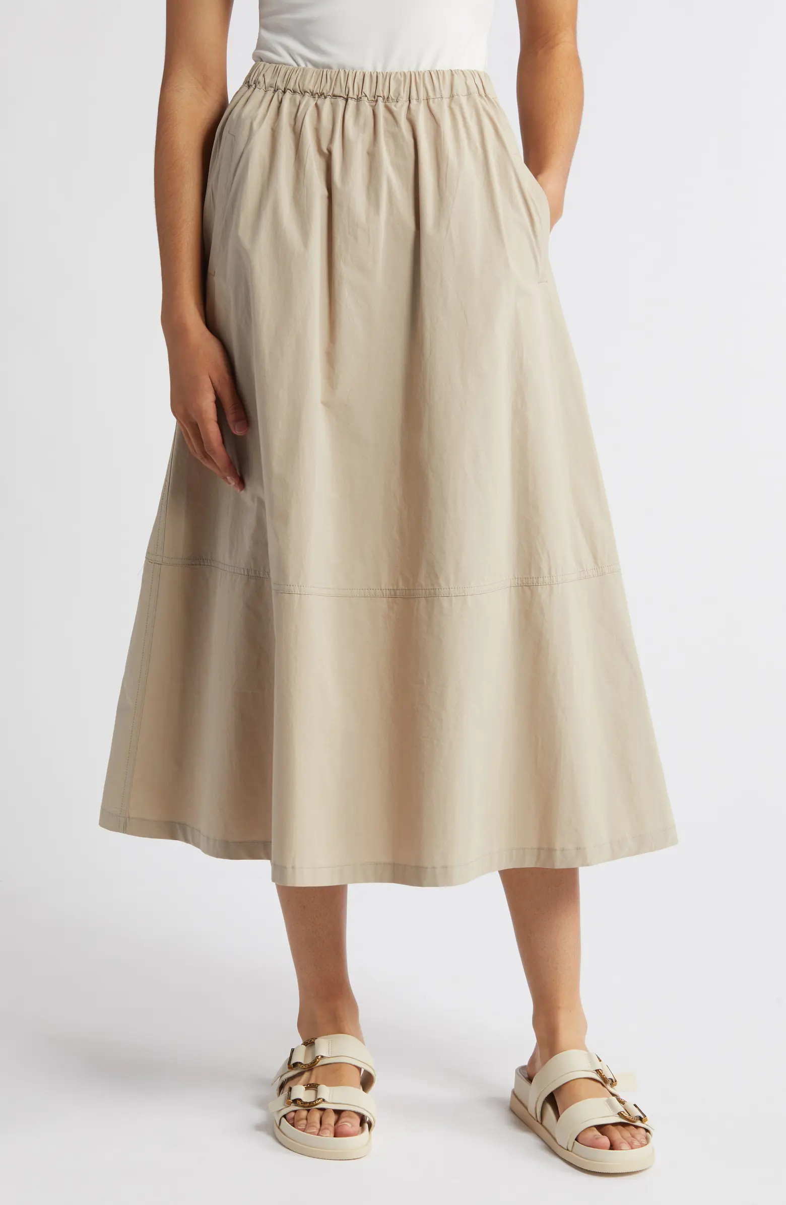A-Line Midi Skirt | Nordstrom